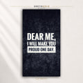Positive Mindset Motivational Poster – Inspirational Wall Art for Office, Home Gym, Bedroom & Business Decor Premium Poster Print - Pick Size