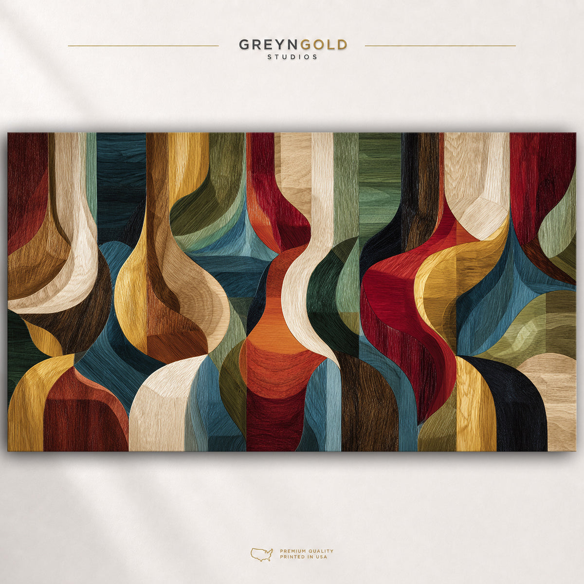 Contemporary Abstract Art Poster – Stylish Modern Wall Decor for Home, Office & Apartment Premium Poster Print - Pick Size