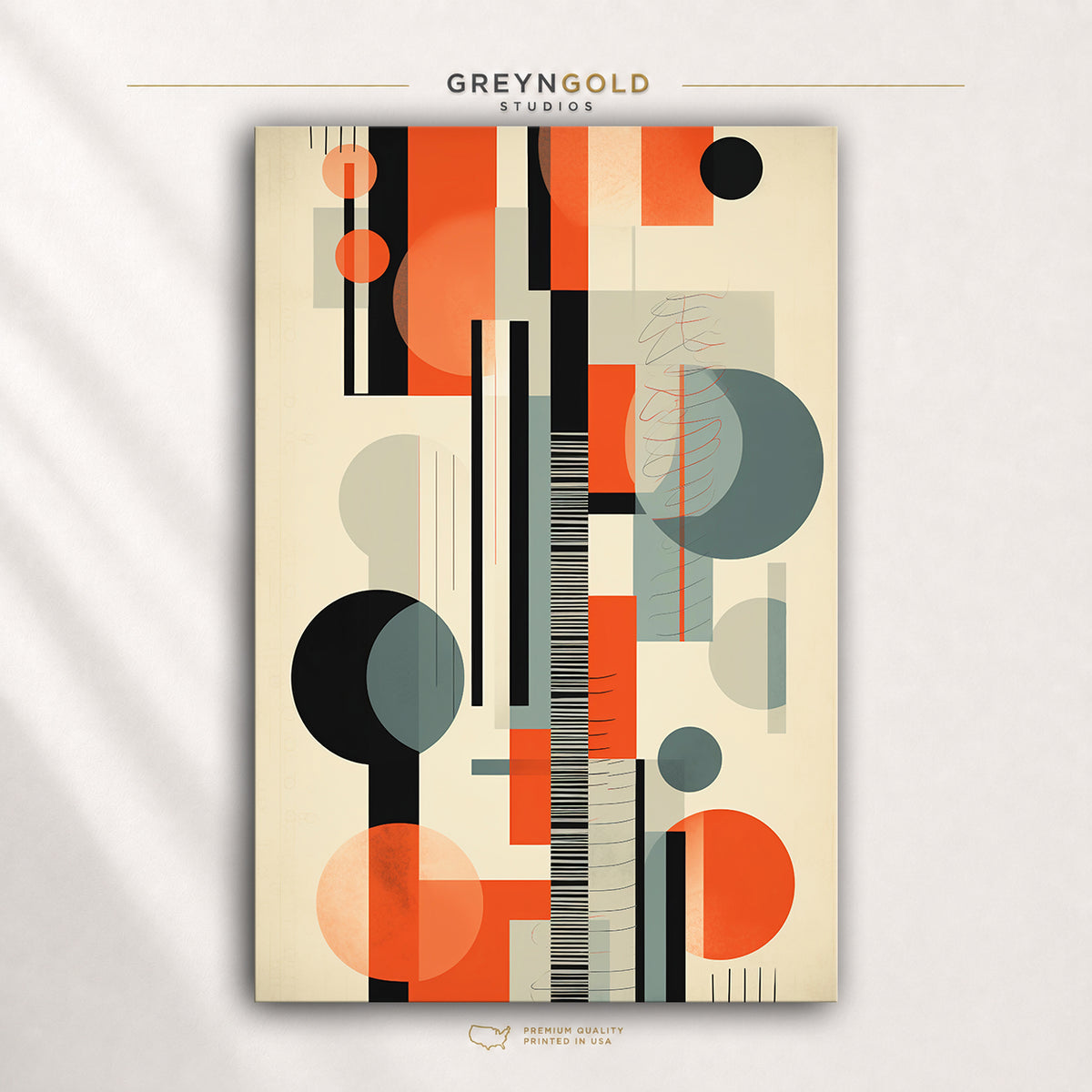 Modern Abstract Art Poster – Contemporary Wall Decor Print for Bedroom, Living Room or Office Premium Poster Print - Pick Size