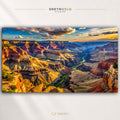 Grand Canyon Arizona Wall Art – USA National Park Poster, Desert Canyon Landscape, Scenic Nature Travel Decor Premium Poster Print - Pick Size