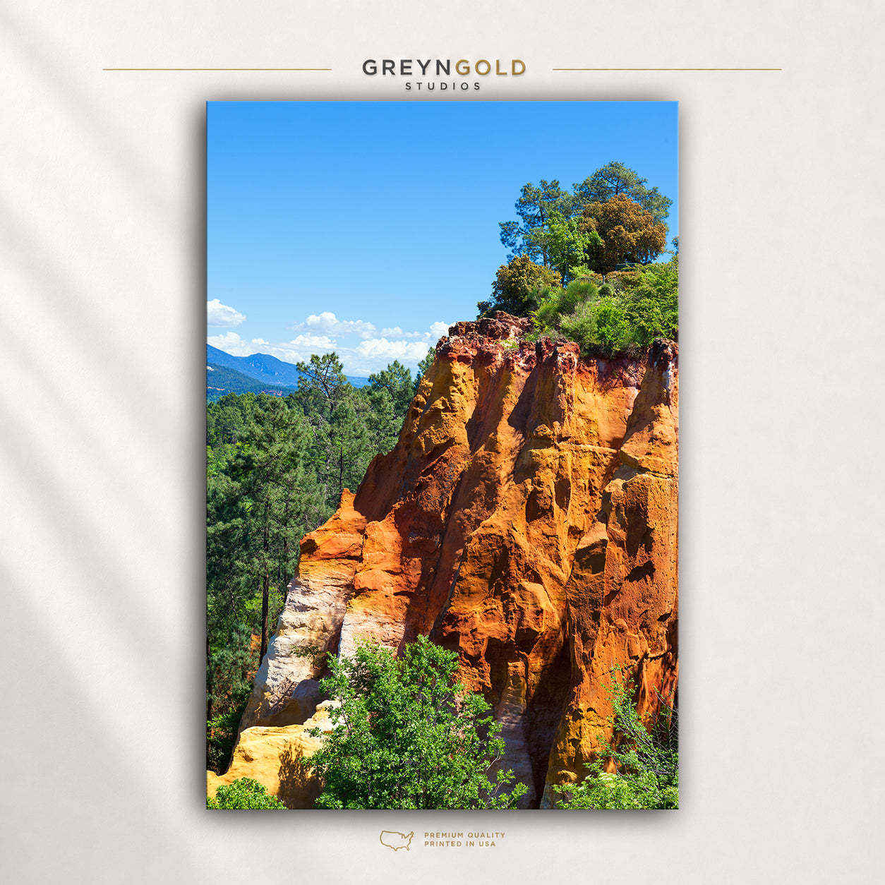 Bryce Canyon Utah Poster – Red Rock Landscape Wall Art, Scenic National Park Nature Print, USA Travel Decor Premium Poster Print - Pick Size