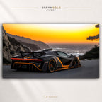 Lamborghini Sián FKP 37 Supercar Poster - Italian Luxury Car Wall Art, Exotic Hypercar Print, Sports Car Decor, Automotive Racing Art, Man Cave Premium Poster Print - Pick Size