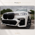 White BMW Car Poster Wall Art – Luxury German Sports Car Print, Automotive Decor, Racing & Supercar Wall Poster for Garage, Bedroom & Office Premium Poster Print - Pick Size