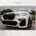 White BMW Car Poster Wall Art – Luxury German Sports Car Print, Automotive Decor, Racing & Supercar Wall Poster for Garage, Bedroom & Office Premium Poster Print - Pick Size