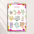 Counting Poster for Kids - Numbers 1-10 Learning Chart, Educational Wall Art, Preschool Kindergarten Wall Decor Premium Poster Print - Pick Size