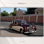 Vintage Jaguar Classic Car Poster – British Luxury Automobile Wall Art & Retro Car Print, Garage Man Cave Decor Premium Poster Print - Pick Size