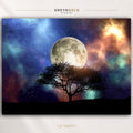 Moon Wall Art Poster – Lunar Surface Print, Full Moon Space Decor, Astronomy Wall Art, Celestial Poster for Bedroom, Office & Living Room Premium Poster Print - Pick Size (Copy)