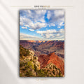 Grand Canyon National Park Poster – Arizona USA Canyon Landscape Wall Art, Colorado River Nature Print, Scenic Travel Decor Premium Poster Print - Pick Size