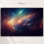 Galaxy Nebula Wall Art, Cosmic Space Poster, Deep Space Universe Print, Celestial Wall Decor, Abstract Galaxy Artwork Premium Poster Print - Pick Size