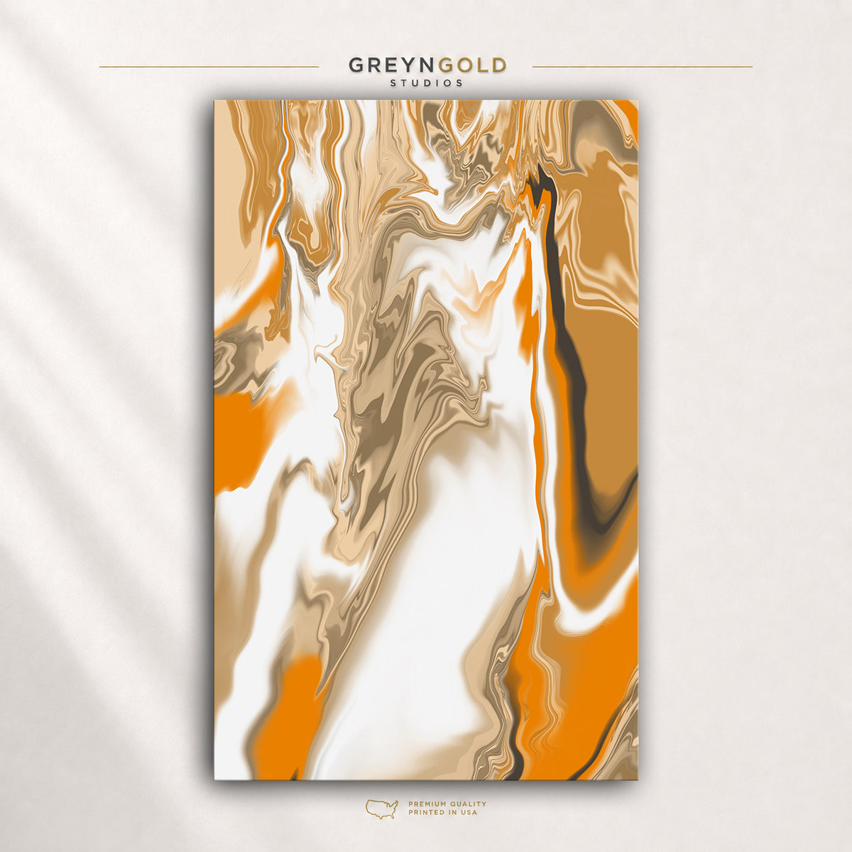 Luxury Abstract Wall Art – Modern Artistic Poster for Elegant Living Room & Bedroom Decor Premium Poster Print - Pick Size