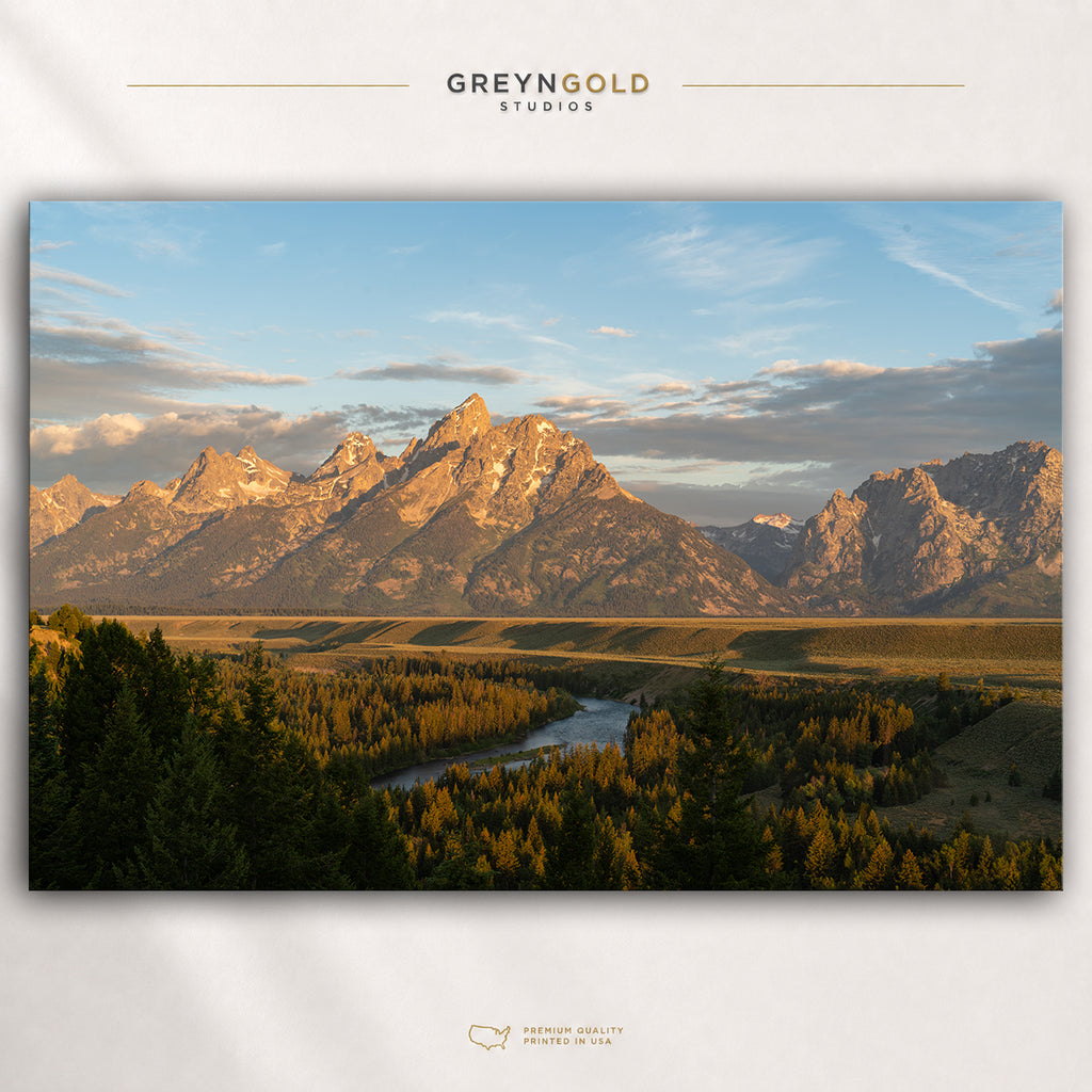 Mountain Landscape Poster - Nature Wall Art Print, Scenic Art, Modern Home Wall Decor Premium Poster Print - Pick Size