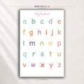 Kids Alphabet Wall Art – ABC Learning Poster, Preschool Kindergarten Educational Classroom Decor Premium Poster Print - Pick Size