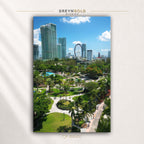 Miami Downtown Poster - USA City Skyline Wall Art, Florida Cityscape Print, Travel Home Decor Premium Poster Print - Pick Size