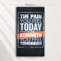 Positive Mindset Motivational Poster – Inspirational Wall Art for Office, Home Gym, Bedroom & Business Decor Premium Poster Print - Pick Size
