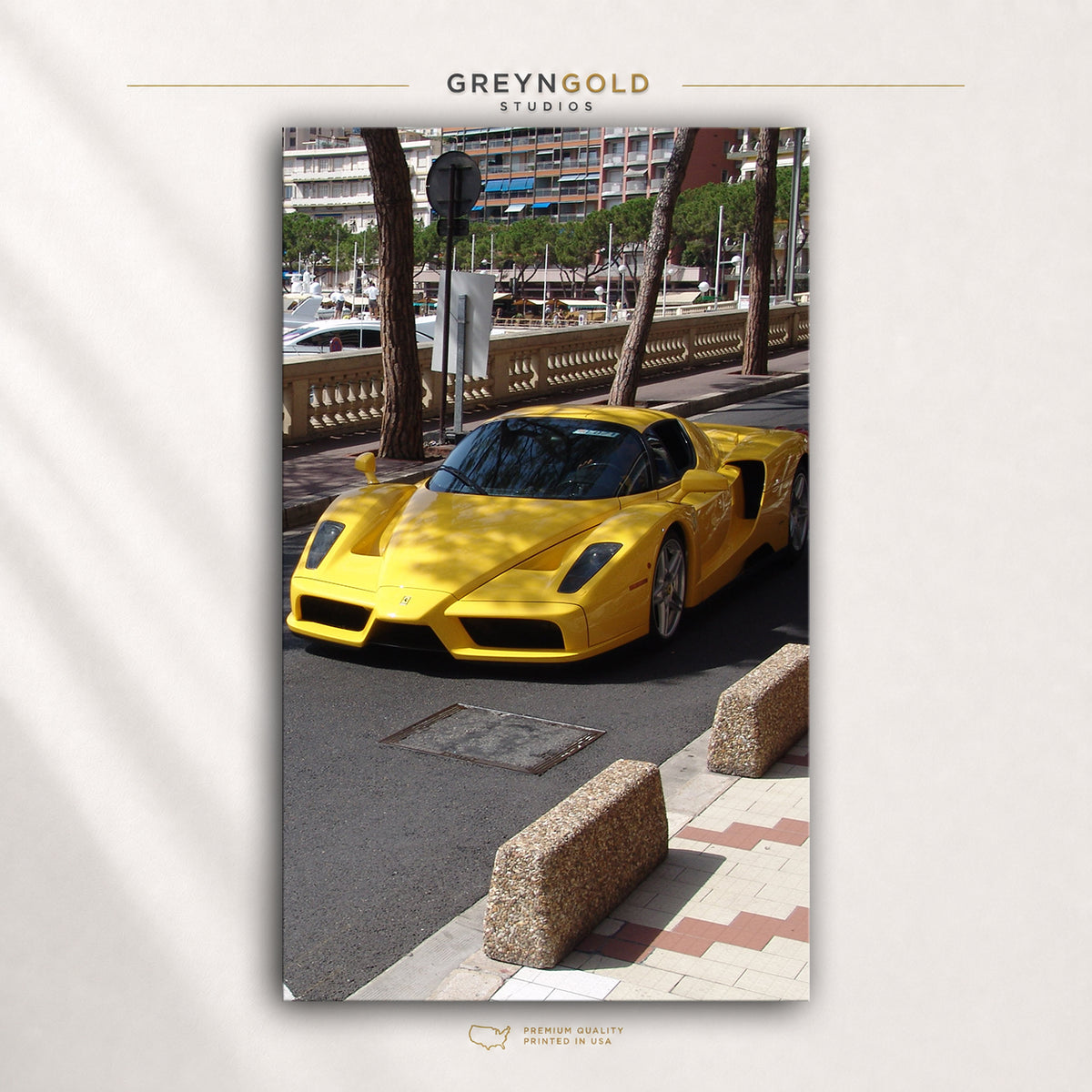 Ferrari Supercar Wall Art Poster, Italian Sports Car Print, Luxury Automotive Decor, Racing Car Garage Art, Car Lover Gift Premium Poster Print - Pick Size