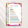 Numbers 1-10 Ocean Animals Poster for Kids - Sea Life Counting Chart, Preschool Kindergarten Educational Wall Art Premium Poster Print - Pick Size