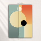 Abstract Shapes Wall Art Poster –  Modern Home Decor Print for Living Room & Bedroom Premium Poster Print - Pick Size