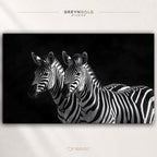 Zebra Wild Animal Poster – Wildlife Nature Wall Art, Safari Animal Print, Forest Jungle Decor, Modern Living Room Bedroom Artwork Premium Poster Print - Pick Size