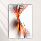 Modern Abstract Art Poster - Luxury Wall Decor, Minimalist Contemporary Print, Bedroom Living Room Office Artwork Premium Poster Print - Pick Size
