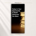 Entrepreneur Motivational Wall Art – Success Mindset Quote Poster for Office & Business Workspace, Bedroom Classroom Decor Premium Poster Print - Pick Size