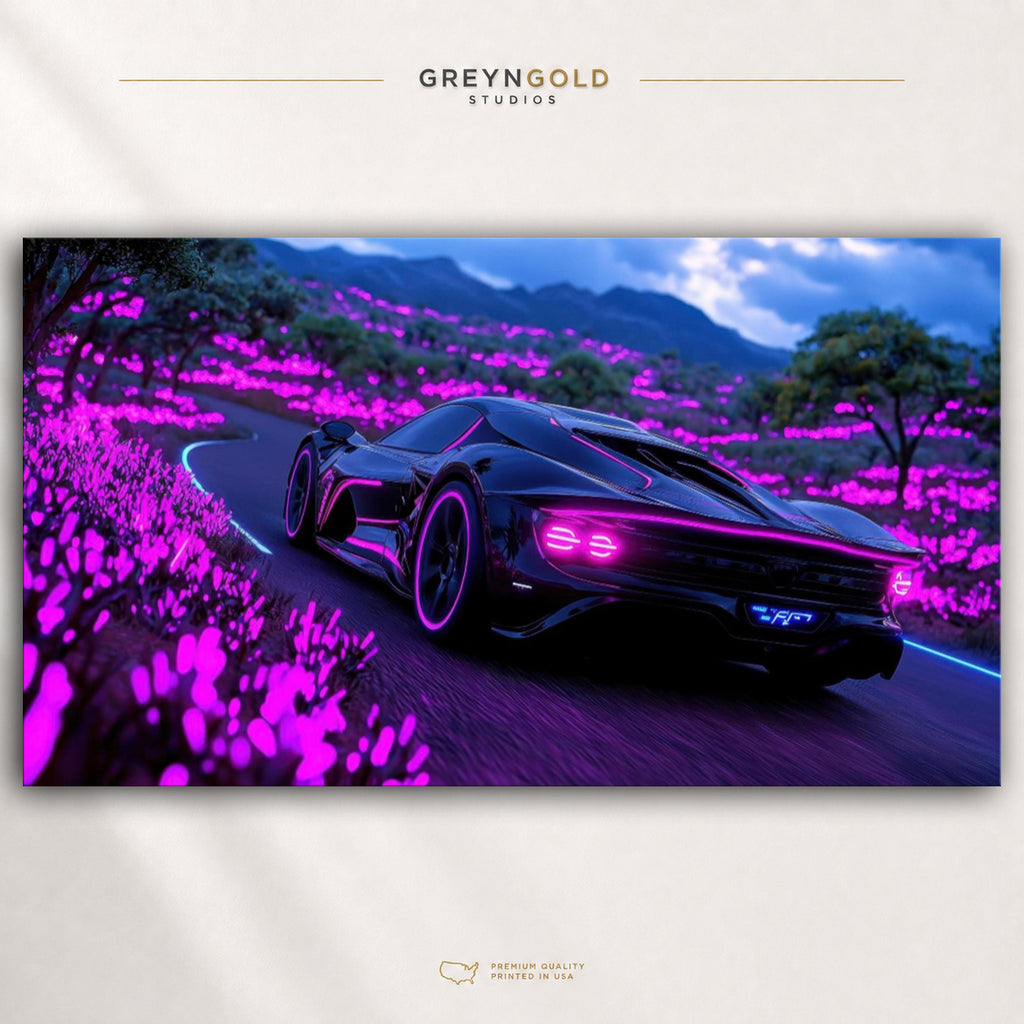 Koenigsegg Jesko Swedish Supercar Wall Art - Hypercar Print, Exotic Sports Car Decor, Luxury Automotive Poster, Racing Car Art Premium Poster Print - Pick Size
