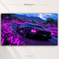 Koenigsegg Jesko Swedish Supercar Wall Art - Hypercar Print, Exotic Sports Car Decor, Luxury Automotive Poster, Racing Car Art Premium Poster Print - Pick Size