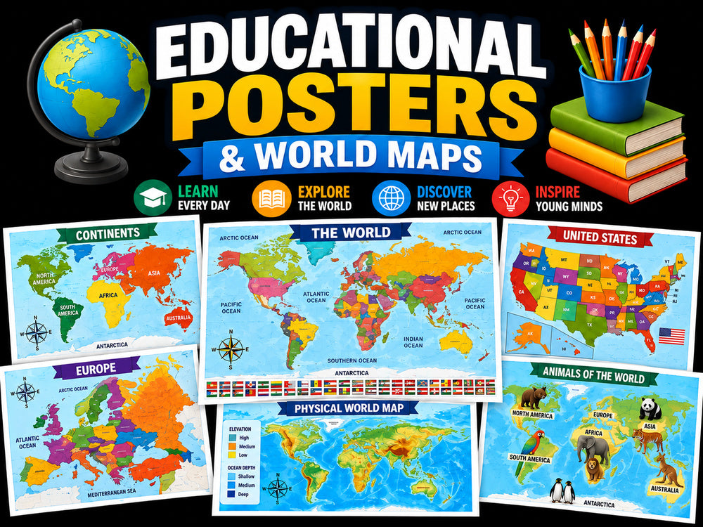 Map poster collection